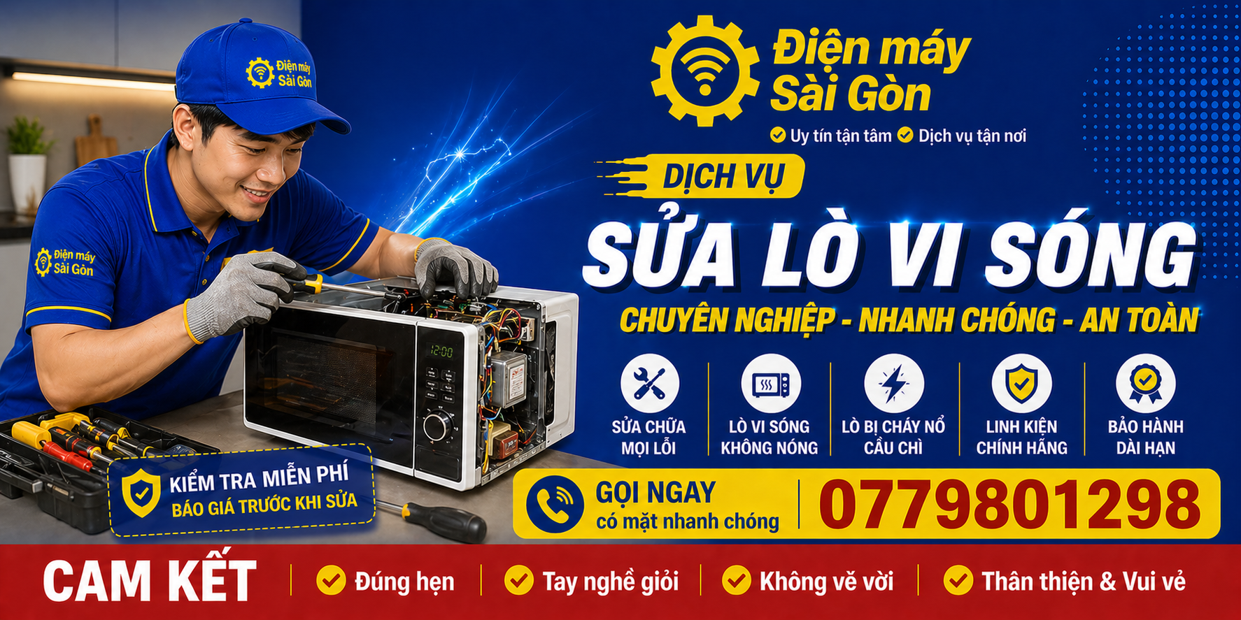 dịch vụ sửa lò vi sóng